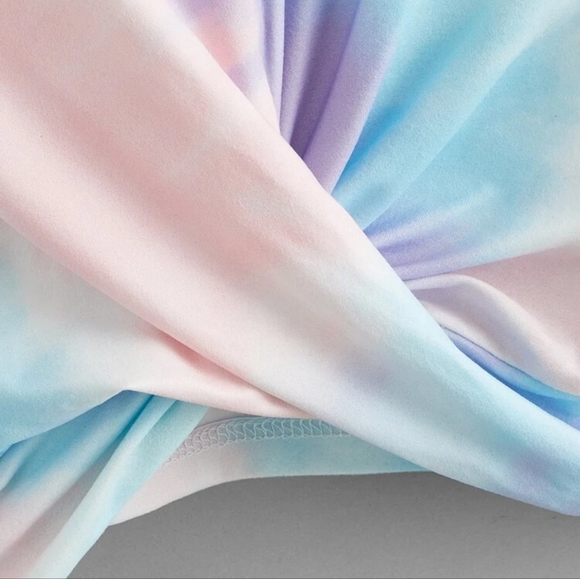 Twist Hem Tie Dye Tee - Picture 5 of 5